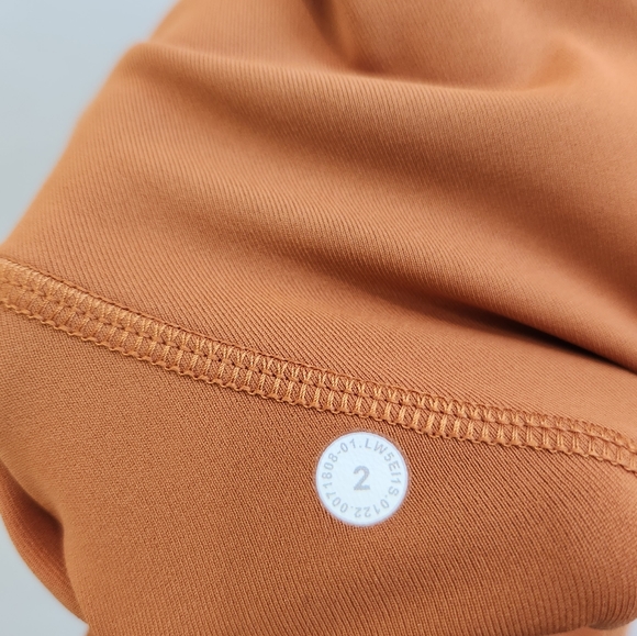 Lululemon Swift Speed HR Tight 28" LW5EI1S Copper Brown Women's Size 2 - Picture 6 of 9